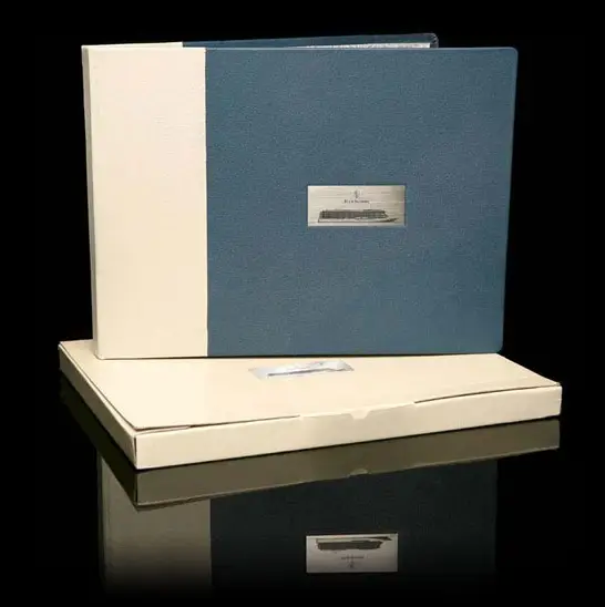 Goat skin binding for 4 Seasons Hotel